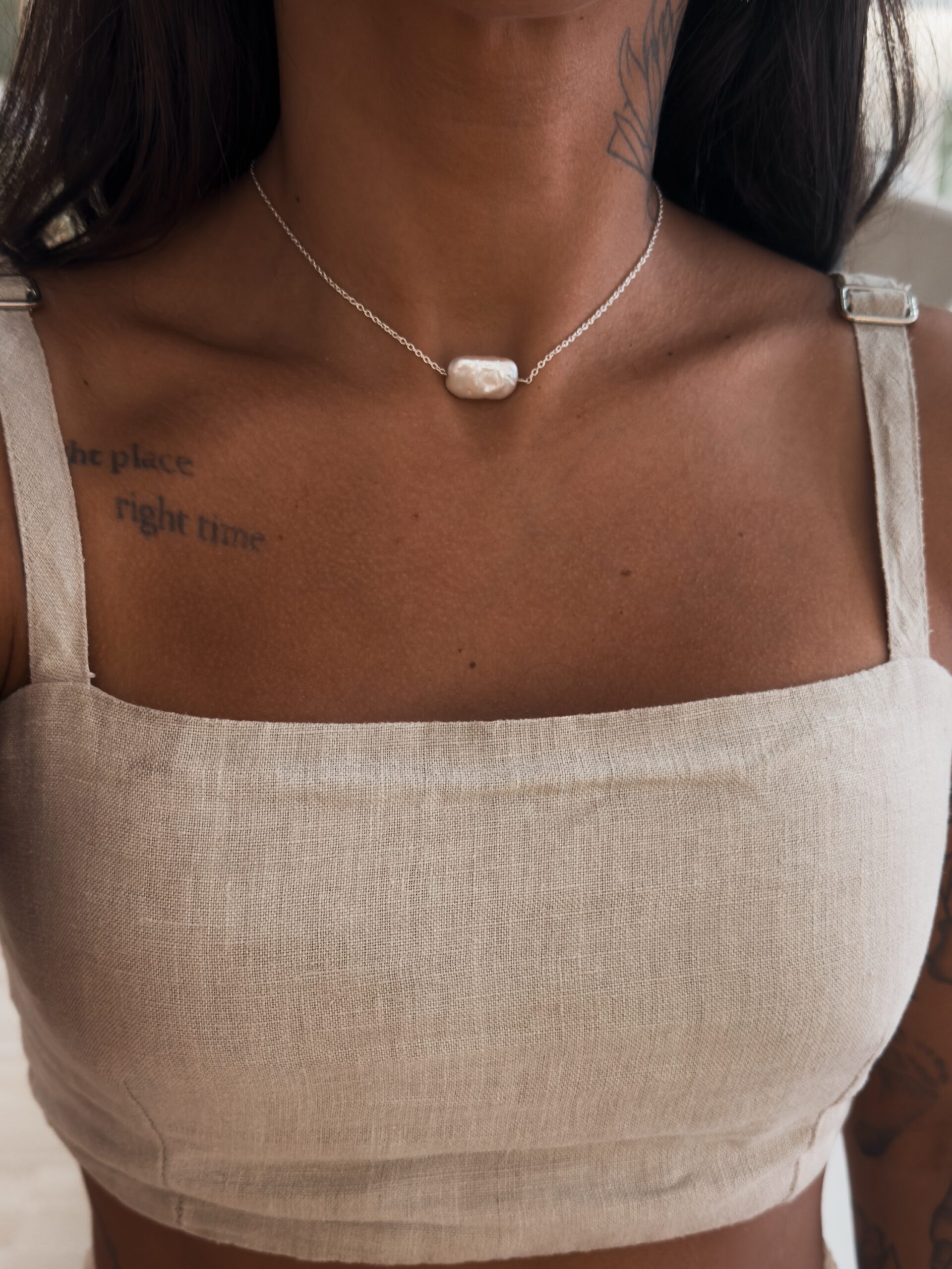 Chocker Perola de Agua Doce - Imagem 2