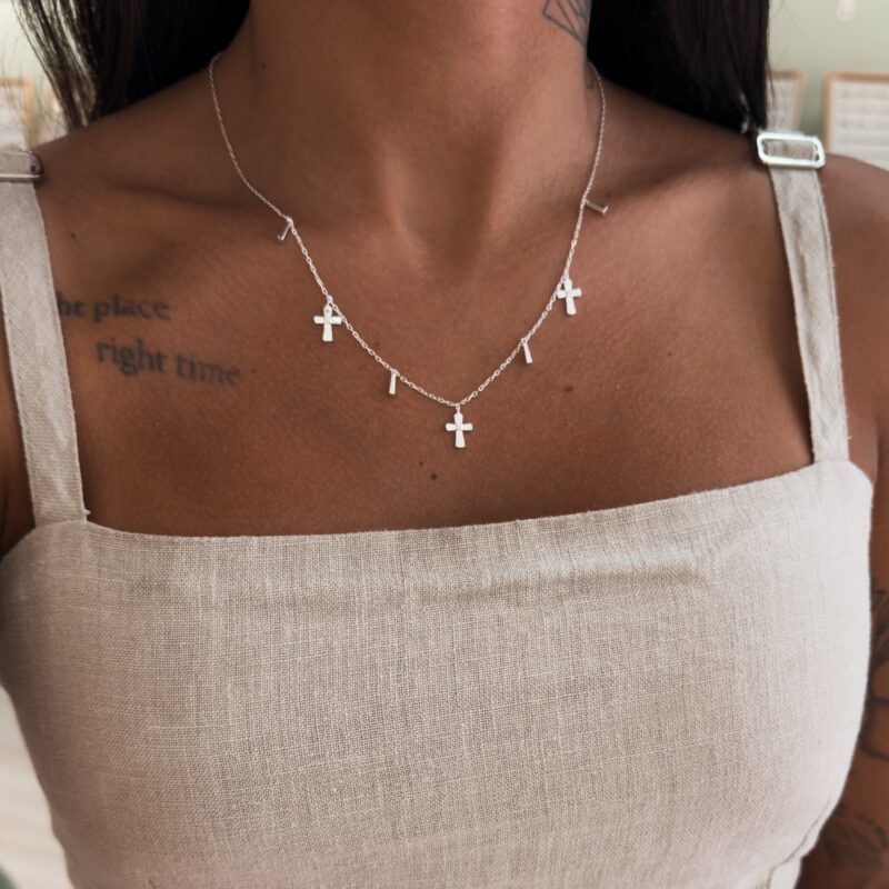 Chocker Cruz Brilho