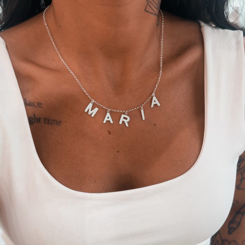 Colar Nome Letras